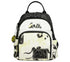 Rucsac causal, dama, ANEKKE 40875-213, alb, piele ecologica